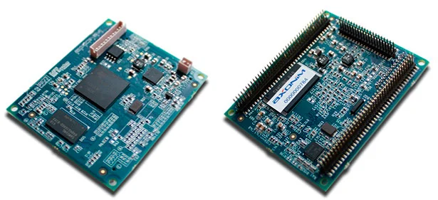 MTAX-SoM-AM335x — вид платы с двух сторон