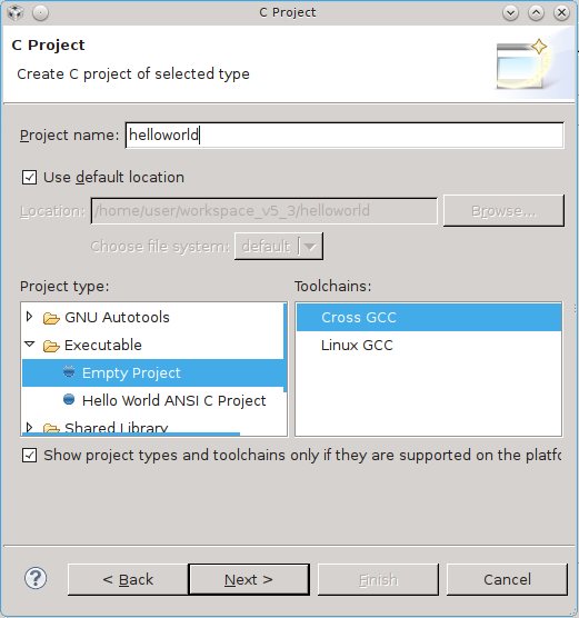 Создание проекта в Code Composer Studio — иллюстрация 2